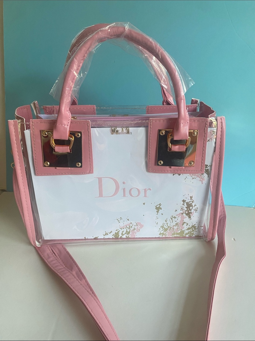 Dior Pink shopping bag